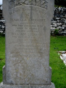 Lockhart grave,