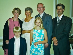 Pam, Jane, Bev, Ian, Matthew, Maia - Wedding, Ottawa, 2002