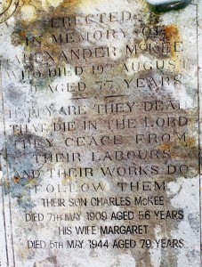Deb2015 - Alexander and Charles - grave marker