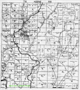 Keene Township Map, Coshocton County, Ohio